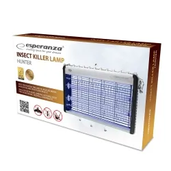 Lampa owadobójcza UV 2x10W Esperanza HUNTER na muchy ćmy komary