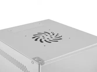 Szafa instalacyjna RACK wisząca 10'' 6U 280x310 drzwi metalowe Lanberg - szara