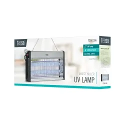 Lampa owadobójcza UV rażąca 2x15W TEESA na muchy ćmy komary