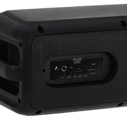 Podświetlany głośnik przenośny Bluetooth Adler AD 1903 SD USB AUX FM   mikrofon