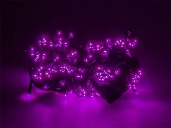 Lampki ozdobne choinkowe fioletowe Led 200szt 16m