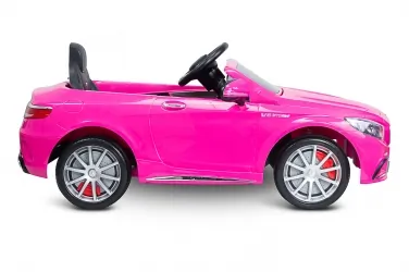 Samochód auto na akumulator Caretero Toyz Mercedes-Benz S63 AMG akumulatorowiec + pilot zdalnego sterowania - różowy
