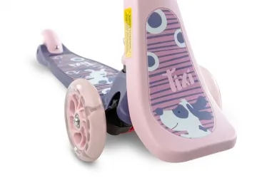 Hulajnoga trójkołowa 2w1 Caretero Toyz TIXI z siedziskiem - różowa