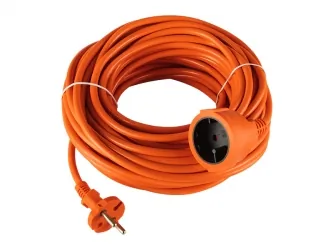 Przedłużacz ogrodowy budowlany PR-160 30 m 2x1,5mm pomarańczowy