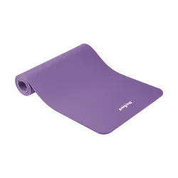 Mata gimnastyczna do ćwiczeń joga pilates fitness 183x61cm grubość 1cm REBEL ACTIVE - kolor fioletowy