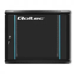 Szafa instalacyjna RACK Qoltec 19&#039;&#039; 9U 600 x 500 x 600 - czarna