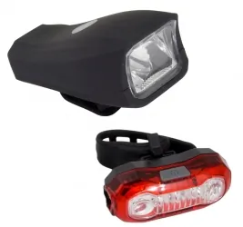 Zestaw lampka rowerowa LED na przód i tył Esperanza CURSA + POLARIS USB