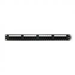 Patch panel do szafy RACK 19&amp;quot; Qoltec  24 porty kat.6 UTP