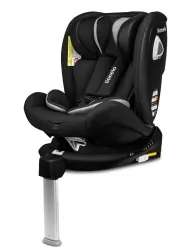 Fotelik samochodowy przód tył LIONELO BRAAM 0-36 KG ISOFIX + noga - kolor czarny