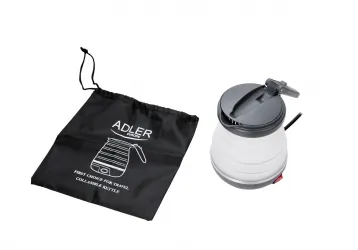 Elektryczny czajnik silikonowy turystyczny Adler AD 1279 0,6 L 750 W