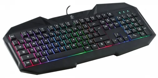 Klawiatura gamingowa podświetlana REBELTEC PATROL mata mysz słuchawki kierownica dla graczy