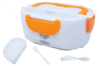 Podgrzewany pojemnik na żywność do 50°C Adler AD 4474 orange