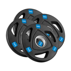 Zestaw obciążeń żeliwnych gumowanych otwór olimpijski 51mm REBEL ACTIVE  4x2.5kg