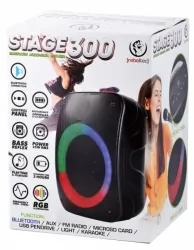Głośnik Bluetooth Rebeltec Stage 300 podświetlany RGB FM AUX microSD USB TWS
