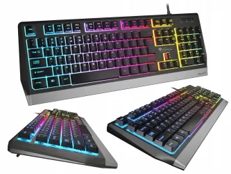 Klawiatura Genesis RHOD 300 RGB podświetlana gamingowa dla graczy
