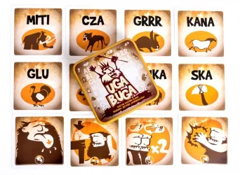 Gra Uga Buga! Nocne jaskiniowców rozmowy