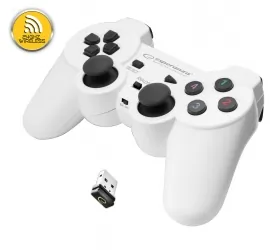 Bezprzewodowy gamepad do PC/PS3 Esperanza GLADIATOR biały