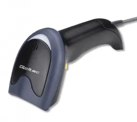 Laserowy czytnik kodów kreskowych 1D 2D Qoltec USB