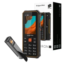 Telefon Kruger&amp;Matz IRON 3 niezniszczalny DUAL SIM bluetooth IP68 + ładowarka samochodowa z zapalniczką