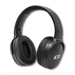 Słuchawki bezprzewodowe bluetooth Qoltec Super Bass DYNAMIC FM SD nauszne z mikrofonem - czarne
