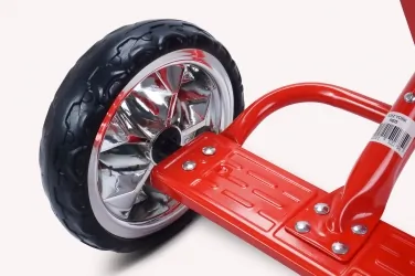 Rowerek trójkołowy dziecięcy Caretero Toyz York z pedałami - czerwony