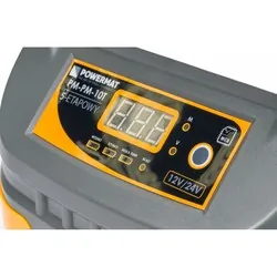 Prostownik mikroprocesorowy akumulatorowy 12/24V Powermat PM-PM-10T 5-etapowy