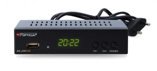 Tuner cyfrowy OPTICUM AX LION NS DVB-T2/C H.265 HEVC