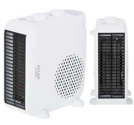 Termowentylator dwufunkcyjny Adler AD 7725w biały