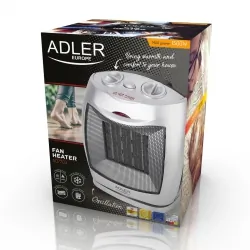 Termowentylator ceramiczny Adler AD 7703  750W, 1500W