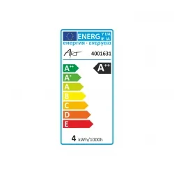 Żarówka LED GU10 4W AC230V, WW blist.