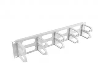Organizer kabli LANBERG do szafy RACK 19" 2U z 10 uchwytami typ B szary