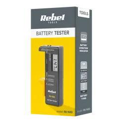 Uniwersalny tester baterii LCD REBEL RB-168D