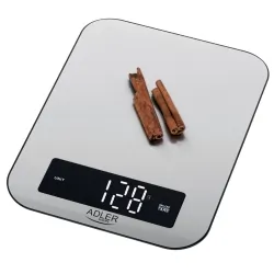 Elektroniczna metalowa waga kuchenna inox Mesko MS 3169 black do 5 kg