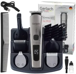 Zestaw wielofunkcyjny do twarzy 6w1 Gerlach GL 2932 trymer golarka