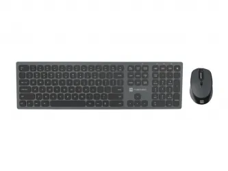 Zestaw bezprzewodowy NATEC OCTOPUS US klawiatura + mysz bluetooth 2.4GHZ aluminium