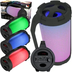 Podświetlany głośnik Bluetooth Camry CR 1172 FM USB SD AUX LED RGB