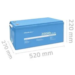 Akumulator LiFePO4 litowo-żelazowo-fosforanowy Qoltec 25.6V 200Ah 2560Wh BMS