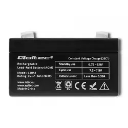 Akumulator AGM Qoltec 6V 1.3Ah HQ