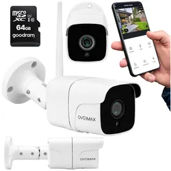 Zewnętrzna kamera IP OVERMAX CAMSPOT 4.7 ONE WiFi Full HD   karta 64GB