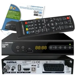 Tuner cyfrowy Esperanza EV106 DVB-T/T2 H.265/HEVC