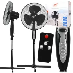 Wentylator stojący LTC duży wiatrak stojący 16'' 40W + pilot