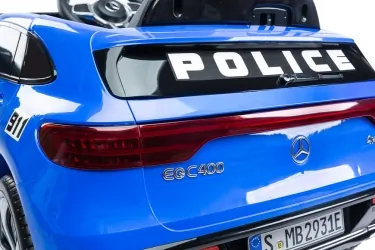 Samochód auto na akumulator Caretero Toyz Mercedes-Benz EQC 400 POLICJA akumulatorowiec + pilot - niebieski