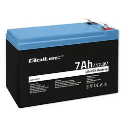 Akumulator LiFePO4 litowo-żelazowo-fosforanowy Qoltec 12.8V 7Ah 89.6Wh BMS