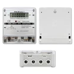 Jednofazowy elektroniczny licznik miernik zużycia energii Qoltec 230V LCD