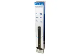 Wentylator kolumnowy podłogowy XXL 121cm z jonizacją 90W - kolor czarny