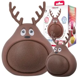 Głośnik bluetooth dla dzieci Forever Sweet Animal brązowy jeleń