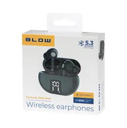 Słuchawki bezprzewodowe douszne BLOW Earbuds PRO ENC BLACK