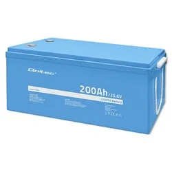 Akumulator LiFePO4 litowo-żelazowo-fosforanowy Qoltec 25.6V 200Ah 2560Wh BMS