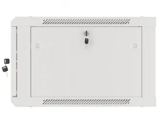 Szafa instalacyjna RACK V2 wisząca 19&#039;&#039; 6U 600x600 drzwi szklane Lanberg  - szara