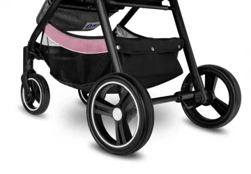 Wózek spacerowy LIONELO NATT  do 22 kg + moskitiera - różowy